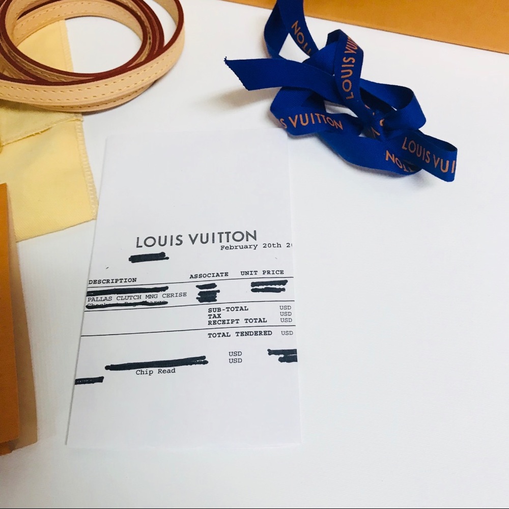 Louis Vuitton Pallas Clutch MNG Cerise Handbag New - Picture 5 of 8